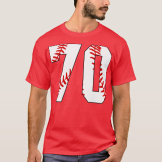 Baseball Nummer 70 70 Baseball Jersey Favoriet PL T-shirt