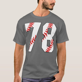 Baseball Nummer 78 78 Baseball Jersey Favoriet PL T-shirt