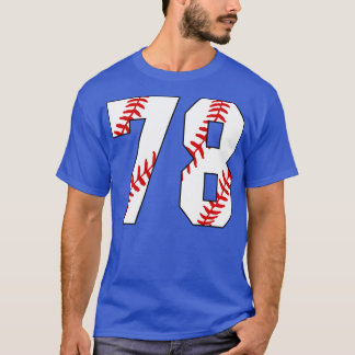 Baseball Nummer 78 78 Baseball Jersey Favoriet PL T-shirt