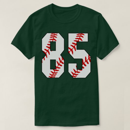 Baseball Nummer 85 85 Baseball Jersey Favoriet PL T-shirt (Design voorkant)