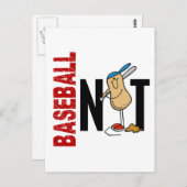 Baseball Nut 1 Briefkaart (Voorkant / Achterkant)