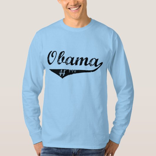 Baseball Obama 44 T-Shirt (Voorkant)
