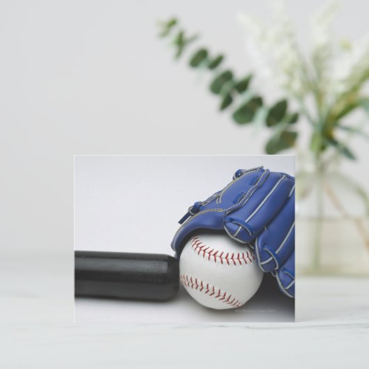 Baseball-objecten Briefkaart (Staand voorkant)