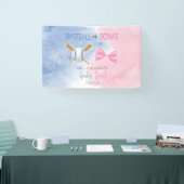 Baseball of bogen laten zien spandoek (Beurs)