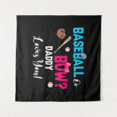 Baseball of Boogjes Geslacht Onthulling Feestje Pa Wandkleed (Voorkant (horizontaal))