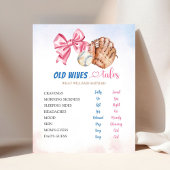 Baseball of Bows Geslacht Onthullen Oude Vrouwen V Poster
