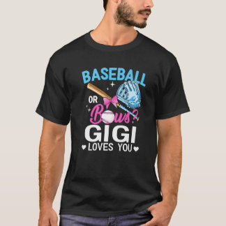 Baseball of bows Gigi houdt van je geslacht onthul T-shirt
