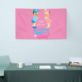 Baseball of brouwerijen: wat wordt het geslacht? spandoek (Beurs)