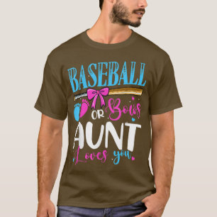 Baseball of bunt houdt van je roze of blauwe geit t-shirt