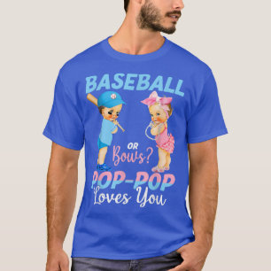 Baseball of bws Pop Pop houdt van je Baby Rev. T-shirt