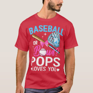 Baseball of Poppen houden van je sekse en onthulle T-shirt