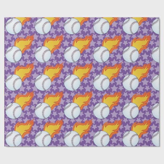  Baseball of Softball Cadeaupapier (Vlak)