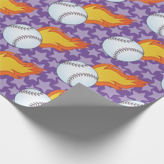  Baseball of Softball Cadeaupapier (Hoek)