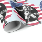 Baseball: omlooppapier cadeaupapier (Rol Hoek)