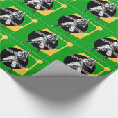 Baseball: omlooppapier cadeaupapier (Hoek)