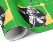 Baseball: omlooppapier cadeaupapier (Rol Hoek)
