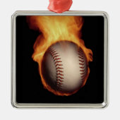 Baseball on Fire Ornament (Voorkant)