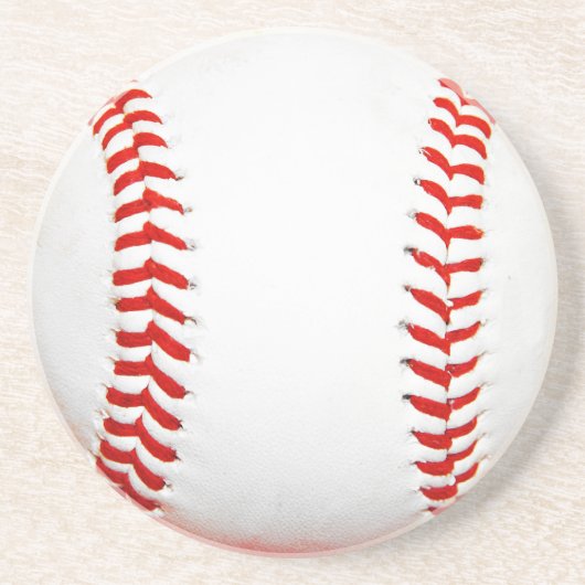 Baseball-Onderzetters Zandsteen Onderzetter (Voorkant)