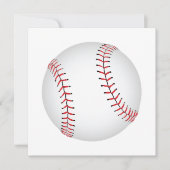 Baseball-ontwerphonkbal met aangepaste BG-kleur Feestdagenkaart (Voorkant)