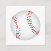 Baseball-ontwerphonkbal met aangepaste BG-kleur Informatiekaartje (Voorkant)