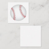 Baseball-ontwerphonkbal met aangepaste BG-kleur Informatiekaartje (Voorkant / Achterkant)