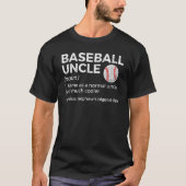 Baseball oom Definition Nephew's grootste ventilat T-shirt (Voorkant)