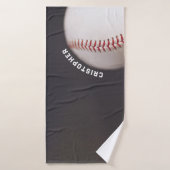 Baseball op maat badhanddoek (Badhanddoek)