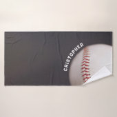 Baseball op maat badhanddoek (Badhanddoek)