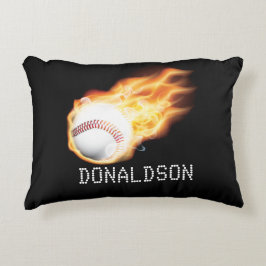 Baseball op maat decoratief kussen