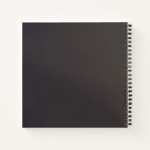 Baseball op maat notitieboek (Achterkant)