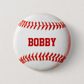 Baseball op maat ronde button 5,7 cm (Voorkant)