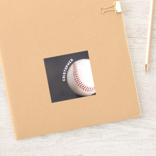 Baseball op maat sticker