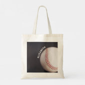 Baseball op maat tote bag (Achterkant)
