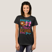 Baseball Or Bows Great Grandma Loves You Gender Re T-shirt (Voorkant volledig)