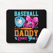 Baseball Or Bows Your Daddy Loves You Gender Revea Muismat (Met muis)