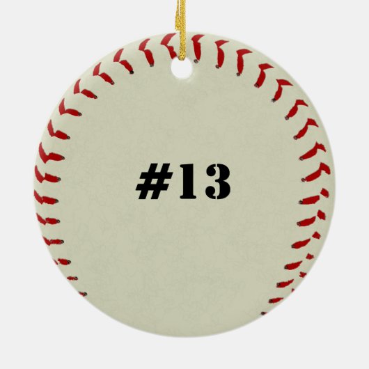Baseball Ornament (Achterkant)
