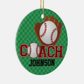 Baseball-Ornament - SRF Keramisch Ornament (Rechts)