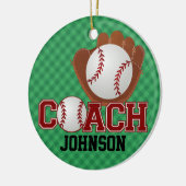 Baseball-Ornament - SRF Keramisch Ornament (Links)