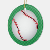Baseball-Ornament - SRF Keramisch Ornament (Links)