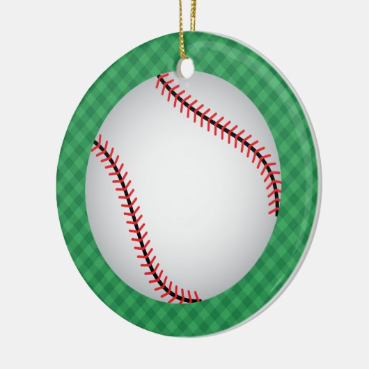 Baseball-Ornament - SRF Keramisch Ornament (Links)