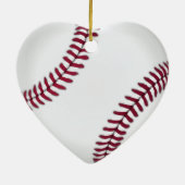 Baseball Ornaments Keramisch Ornament (Achterkant)