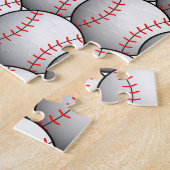 Baseball Overlapping Pattern Frustrating Legpuzzel (Zijkant)