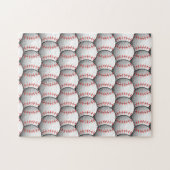 Baseball Overlapping Pattern Frustrating Legpuzzel (Horizontaal)