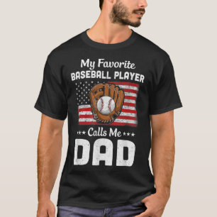 Baseball pa Mijn favoriete honkbalspeler roept me T-shirt