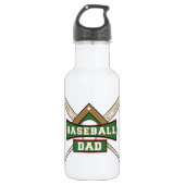 Baseball Pap 32 oz. Waterfles (Voorkant)