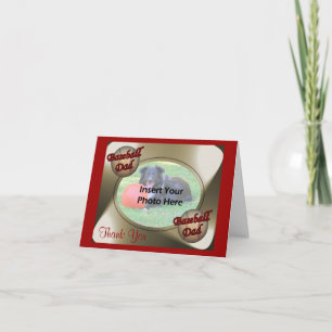 Baseball Pap Bedankt voor je foto