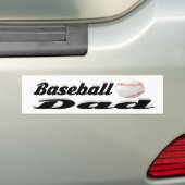Baseball Pap Bumpersticker (Op auto)