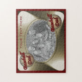 Baseball Pap Foto Template Puzzle Legpuzzel (Verticaal)