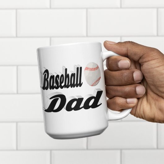 Baseball Pap halve tekst Giant Coffee Mok