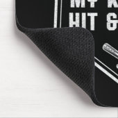 Baseball Pap - Ik leer mijn Kinderen naar Hit & St Muismat (Hoek)